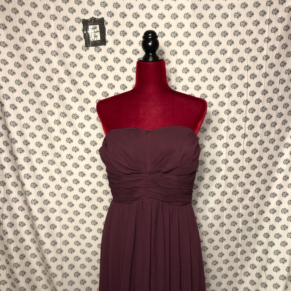 Christina Wu Aubergine Gown